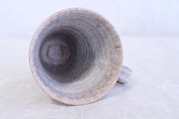 Photo6: Shigaraki ware Japanese pottery tea mug coffee cup tansetsu white snow 360ml