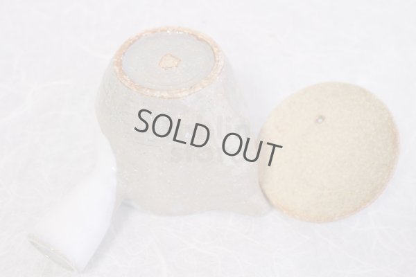 Photo10: Hagi ware Senryuzan climbing kiln Japanese tea pot kyusu Kake white glaze 280ml