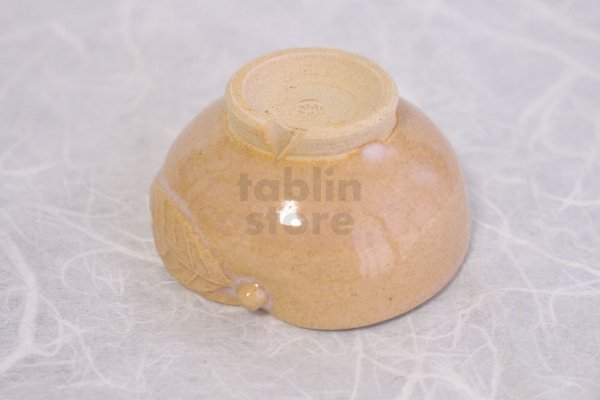 Photo8: Hagi Senryuzan climbing kiln Japanese pottery sake cup peach H3.25cm set of 2