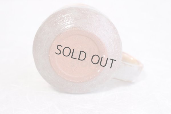 Photo7: Hagi ware Japanese pottery mug coffee cup asabeni kaku & saucer 210ml set of 2