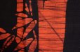 Photo7: Kyoto Noren SB Japanese batik door curtain Take Bamboo red/bl 85cm x 150cm