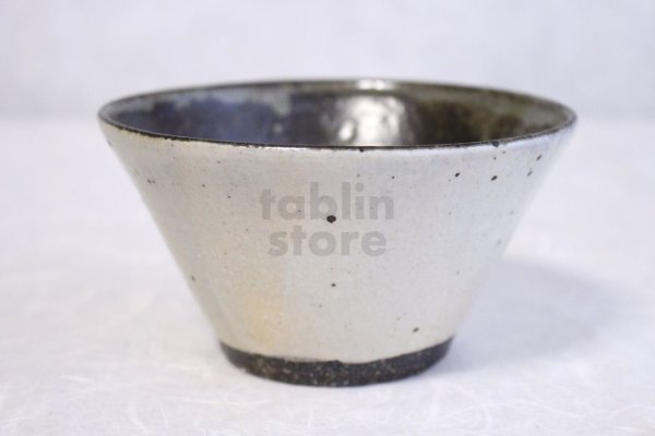 Photo2: Shigaraki pottery Japanese soup noodle serving bowl osero maru white D130mm