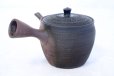 Photo3: Tokoname YT Japanese tea pot Gyokko pottery tea strainer yohen matsu 160ml