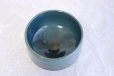 Photo6: Mino ware pottery Japanese tea ceremony bowl Matcha chawan blue tsutsu (6)
