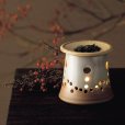 Photo1: Tokoname ware Japanese green tea aroma Tea Incense Burner Fuji (1)
