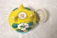 Photo9: Kutani Porcelain Japanese incense burner koro yoshidaya sazanka H 8.5cm