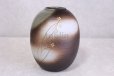 Photo3: Shigaraki pottery Japanese vase flower hananomiyako widh wood tag H 24cm