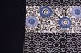 Photo4: Noren Japanese door curtain daichi bassen hana flower komon cotton 85 x 150cm