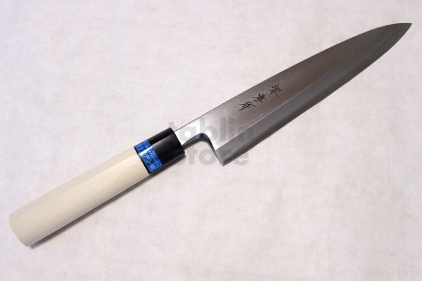 Photo2: SAKAI TAKAYUKI INOX stainless Magnolia wood Japanese Mioroshi deba knife