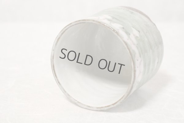 Photo8: Kutani Porcelain yunomi tea cup pottery tumbler sakura 380ml