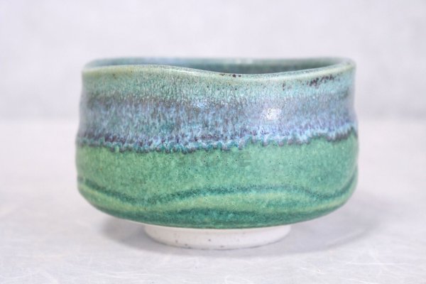 Photo2: Mino yaki ware Japanese tea bowl Gulin Nagash chawan Matcha Green Tea