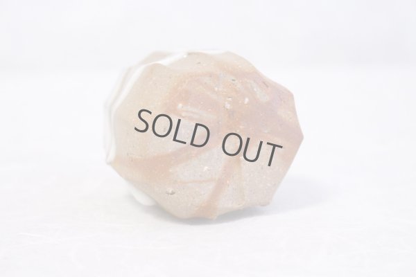 Photo10: Bizen ware pottery Sake guinomi tumbler Bar Mug white glaze mentori hidasuki Tomoyuki Oiwa 70ml