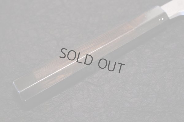 Photo6: SAKAI TAKAYUKI Seiryu Japanese Damascus Aonikou Blue-2 steel Yanagiba sashimi Kengata