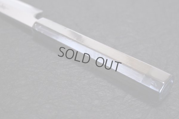 Photo10: SAKAI TAKAYUKI Seiryu Japanese Damascus Aonikou Blue-2 steel Yanagiba sashimi Kengata