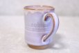 Photo3: Hagi yaki ware Japanese pottery mug coffee cup purple 220ml