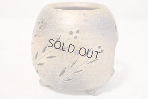 Photo5: Tokoname YT Japanese green tea aroma Incense Burner tachibana hagi H11.5cm