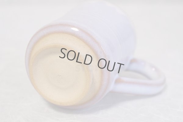 Photo8: Hagi yaki ware Japanese pottery mug coffee cup purple 220ml