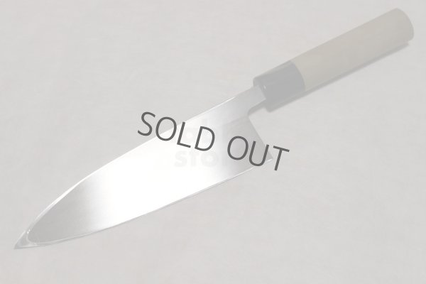Photo3: Masamoto so honten Japanese knife Honkasumi Gyoku white steel Deba any size