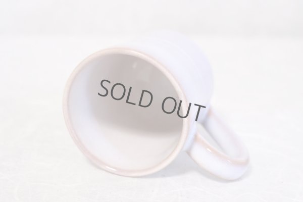 Photo7: Hagi yaki ware Japanese pottery mug coffee cup purple 220ml