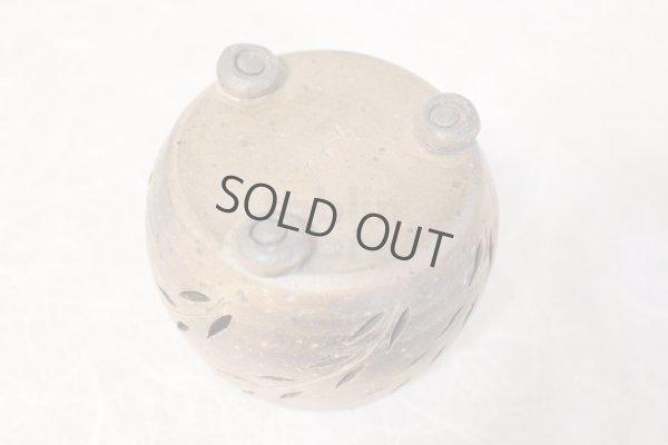 Photo7: Tokoname YT Japanese green tea aroma Incense Burner tachibana hagi H11.5cm