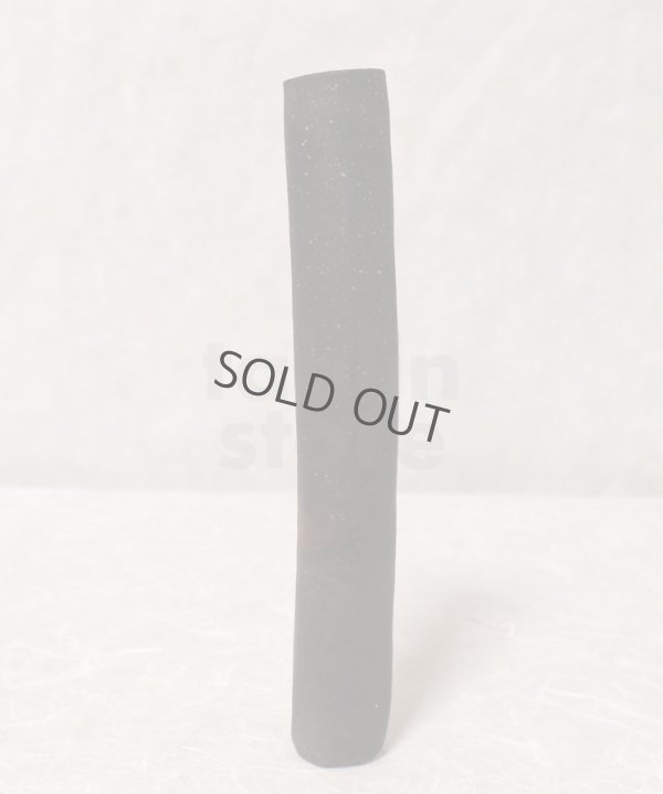 Photo4: Shigaraki pottery MG Japanese wall-hanging vase long kamahen H25.5cm