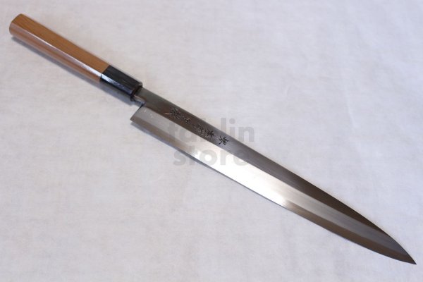 Photo2: SAKAI TAKAYUKI Japanese knife INOX Hakugin Mirror Finish Sashimi Yanagiba