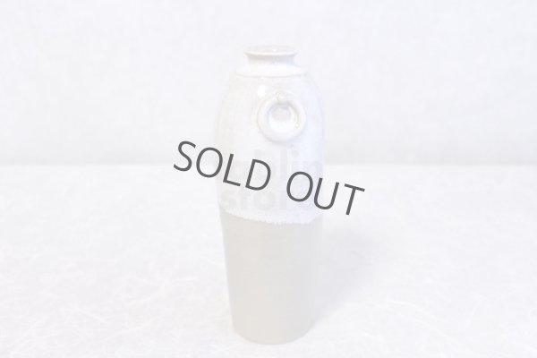 Photo5: Hagi ware Senryuzan climbing kiln Japanese vase dimple en H23cm