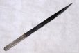 Photo3: Kiridashi Woodworking Carving knife Okeya Kurouchi kasaya thin white 2 steel