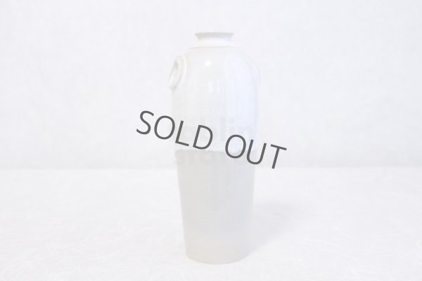 Photo4: Hagi ware Senryuzan climbing kiln Japanese vase dimple en H23cm