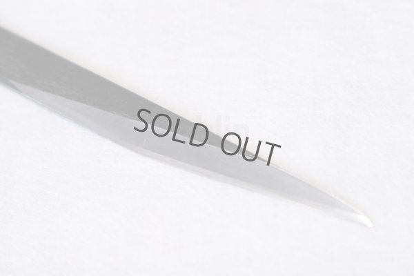 Photo5: Kiridashi Woodworking Carving knife Okeya Kurouchi kasaya thin white 2 steel