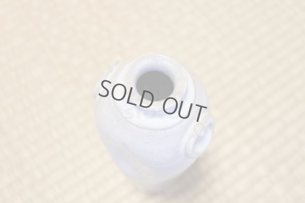 Photo9: Hagi ware Senryuzan climbing kiln Japanese vase dimple en H23cm