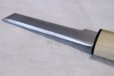 Photo6: Ikebana Kiridashi knife katana Japanese Woodworking Okeya white 2 steel BL90mm