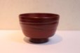 Photo2: Japanese Echizen Urushi lacquer matcha tea soup bowl furi jinoko shu red D111mm (2)