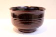 Photo4: Japanese Echizen Urushi lacquer matcha tea soup bowl wan jinoko tamari D113mm