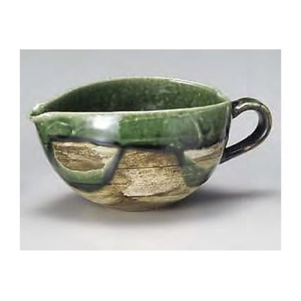 Photo10: Tokoname yaki ware Japanese Yusamashi tea tool for Sencha Oribe 240ml