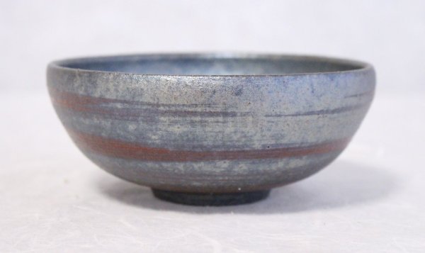 Photo2: Shigaraki pottery Japanese soup noodle serving bowl Ginsai red D140mm