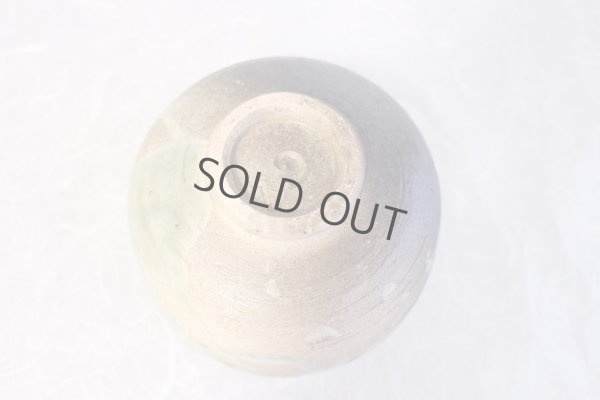 Photo6: Shigaraki pottery Japanese tea ceremony matcha bowl ko green glaze yohen