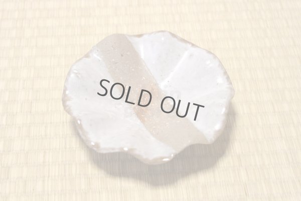 Photo11: Bizen ware pottery bowl white glaze hana hidasuki Tomoyuki Oiwa