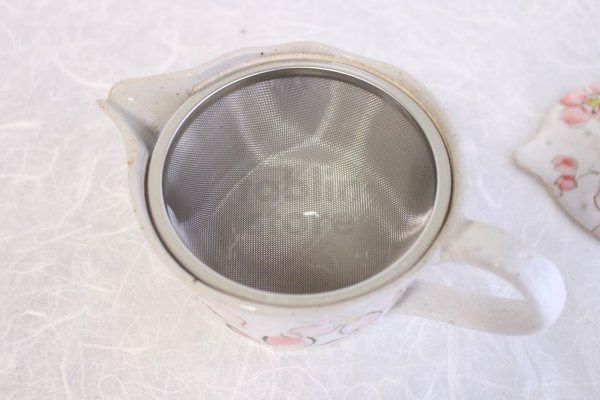 Photo8: Seto pottery Kobiki Sakura kobiki Japanese tea pot made by Afuku Kiln 250ml