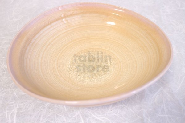 Photo4: Hagi ware Japanese Serving bowl Shizuku Dew(large) W255mm