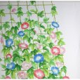 Photo3: Kyoto Noren MS Japanese door curtain Asagao Morning glory green 85 x 150cm