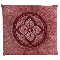 Japanese floor pillow cushion cover zabuton cotton flower hanakanoko 55 x 59cm