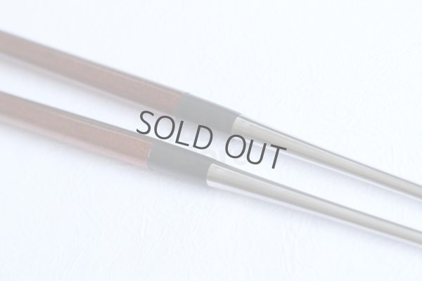 Photo4: Moribashi Chopsticks Honyaki stainless steel Japanese Sushi Chef's Garnishing  7 In (180mm) Kincha