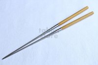 Moribashi Chopsticks Honyaki stainless steel Japanese Sushi Chef's Garnishing  7 In (180mm) Amarello