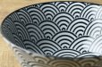 Photo1: Japanese Rice Soup Noodle bowl Donburi Mino ware seikaiha D153mm  (1)