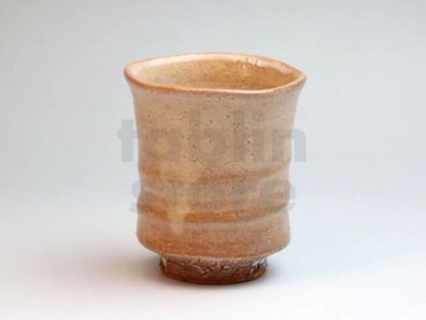 Photo1: Hagi ware Yunomi Japanese tea cup pottery kairagi Tohru Funasaki 220ml 