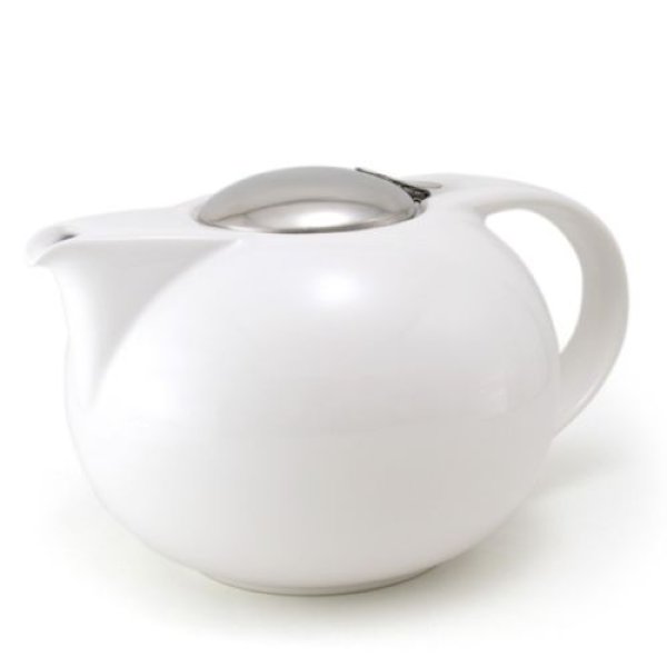 Photo2: Japanese ceramics tea pot ZEROJAPAN Saturn white 300ml S