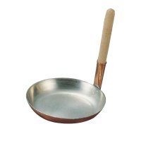 Japanese Oyakodon donburi nabe Frying Pan Copper wooden handle D17cm