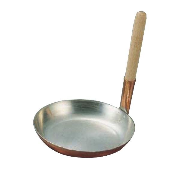 Photo1: Japanese Oyakodon donburi nabe Frying Pan Copper wooden handle D17cm