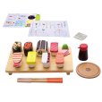 Photo5: Japanese Sushi chopsticks lesson play house set for kids